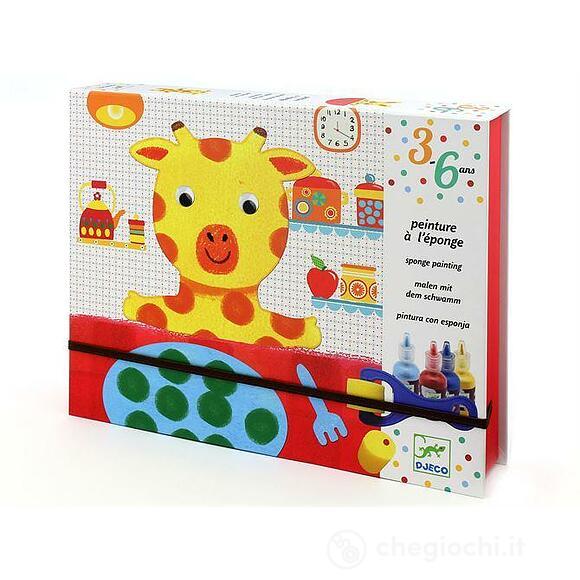 Sponge painting - Cudly toy adventures - Little ones - Pittura (DJ09880)