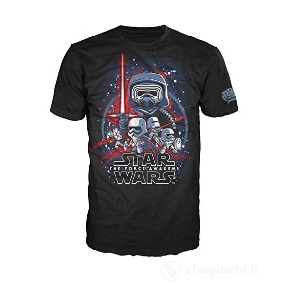 7882 - T-Shirt - Pop Tees 44 - Star Wars Tfa Poster - S