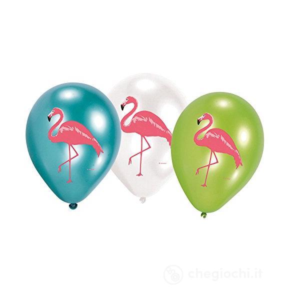 Amscan: 6 Balloons 4C Flamingo Paradise 27.5 Cm/11