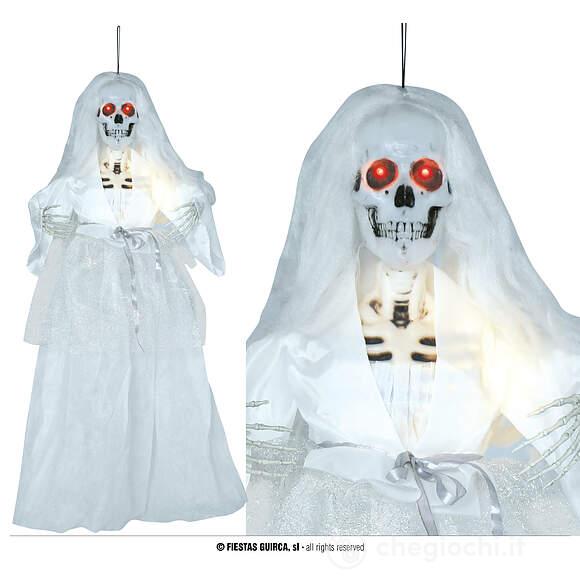 Ciondolo Scheletro Sposa Appeso Luce Suono 90 (24885)