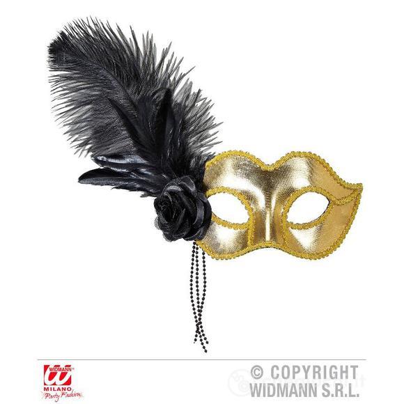 Maschera veneziana oro