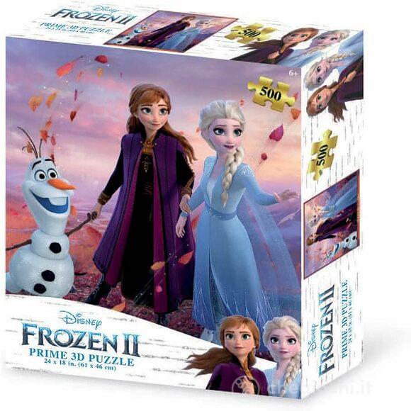 Puzzle Prime 3D Disney Frozen II 500 pz- cm 61x46