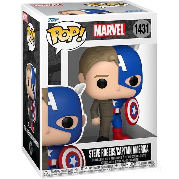Funko Pop - Marvel - Split Captain America Steve Rogers (1431)