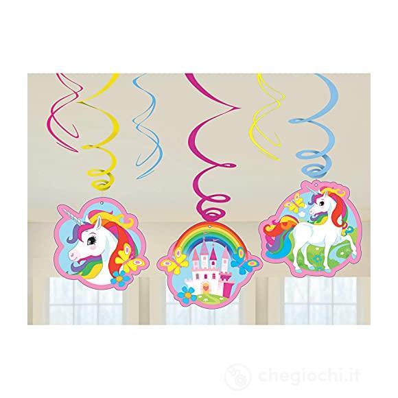 Amscan: 6 Deco Swirls Unicorn