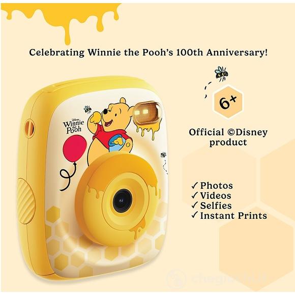 Fotocamera Istantanea Digitale Kiimento - Winnie the Pooh - Stampa Ink-Free – dagli 8 anni