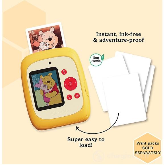 Fotocamera Istantanea Digitale Kiimento - Winnie the Pooh - Stampa Ink-Free – dagli 8 anni