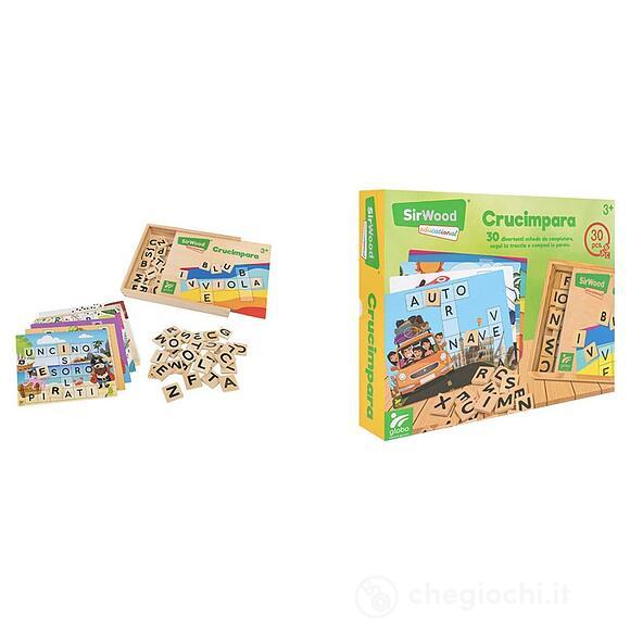 Sir Wood Gioco Impara le Parole in legno (40901)