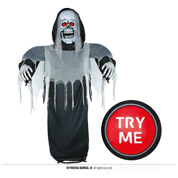 Scheletro Fantasma Luce Suono E Video. 360 Cms (24906)