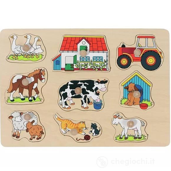 Puzzle Legno Fattoria (57908)