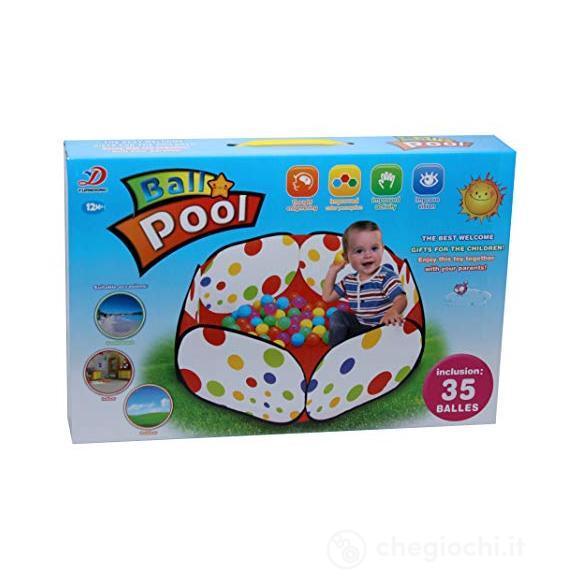 Cesto con 35 Palle A2082 995 7001 90x30 Cm