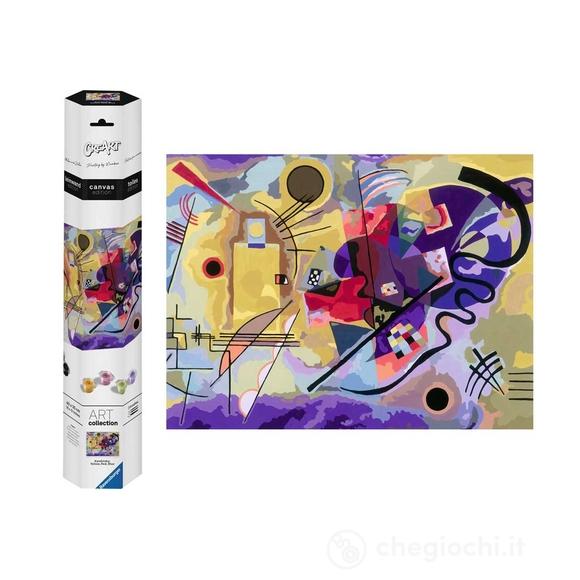 CreArt Serie B Canvas - Kandinsky: giallo, rosso, blu (23918)