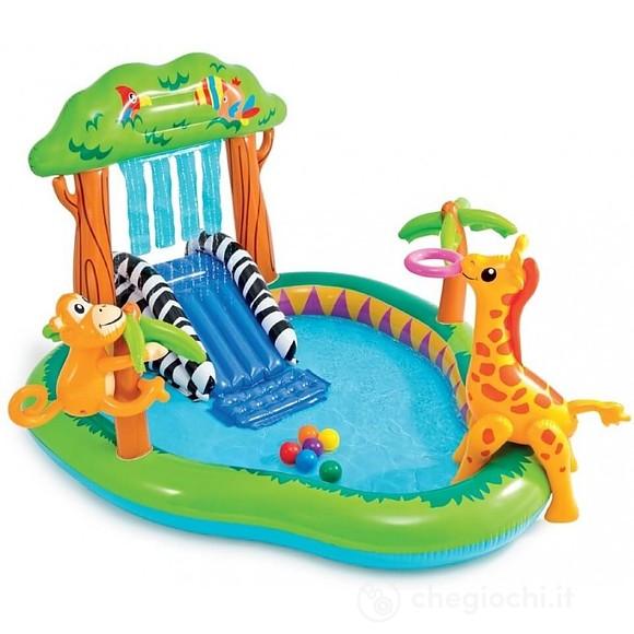 Piscina Play Center Giungla 216x188x124 cm (57155)