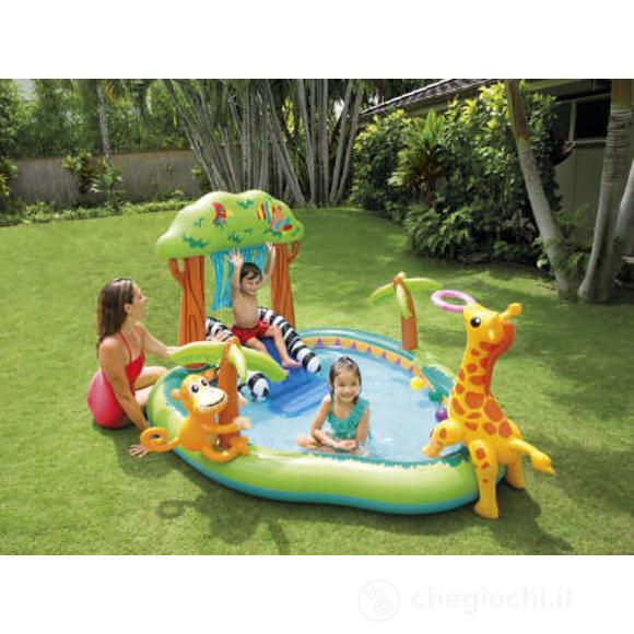 Piscina Play Center Giungla 216x188x124 cm (57155)