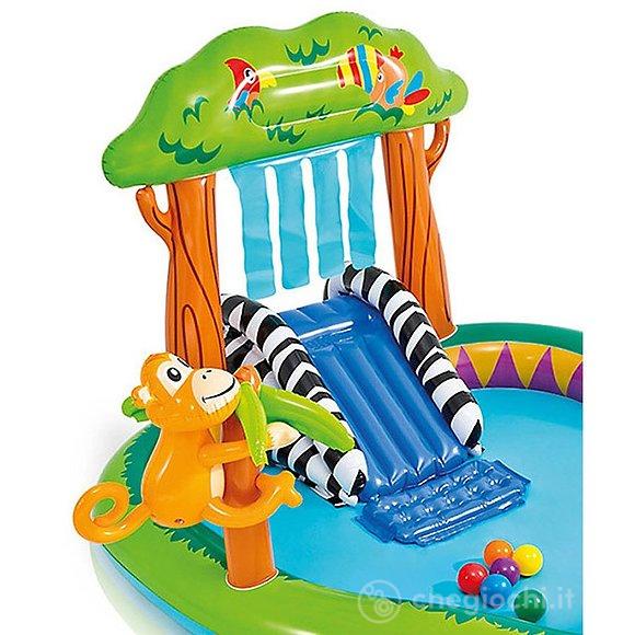 Piscina Play Center Giungla 216x188x124 cm (57155)
