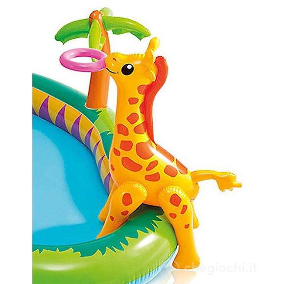 Piscina Play Center Giungla 216x188x124 cm (57155)