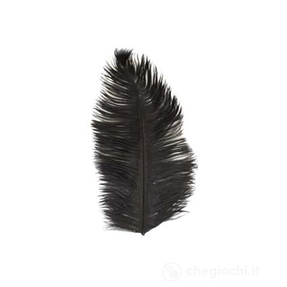 Conf. 10 Piume Struzzo 28/32 Cm Nero (920)