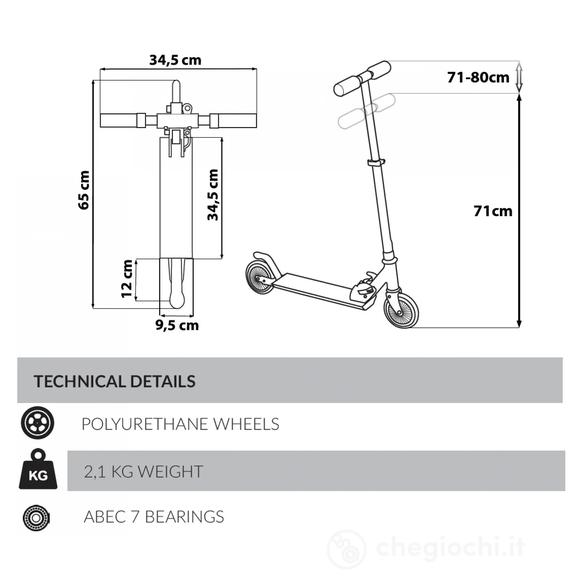 Monopattino Cars Richiudibile (BO3770)