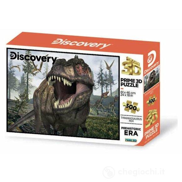 Puzzle Discovery Prime 3D Tirannosauro 500 pz - cm 61x46