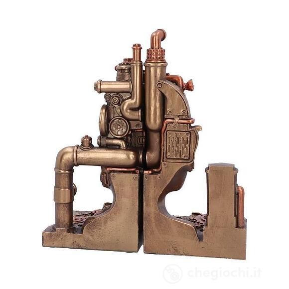 Split Steampunk Bookends