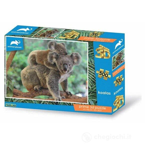 Puzzle Animal Planet Prime 3D Koala 500 pz - cm 61x46