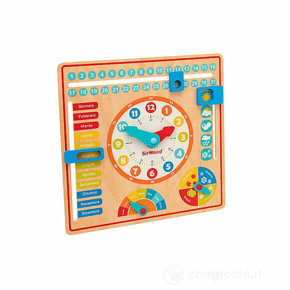 Gioco educativo 39931 SIR WOOD Orologio Didattico