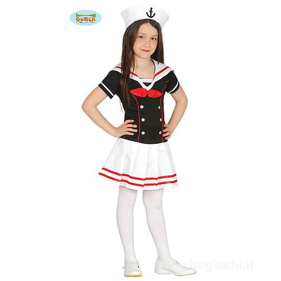 Costume Marinaretta Marinaia Bambina Taglia 7-9 Anni (85932)