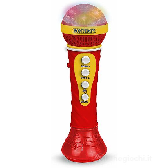 Microfono Karaoke Con Effetti Luminosi Rosso (41-2020)