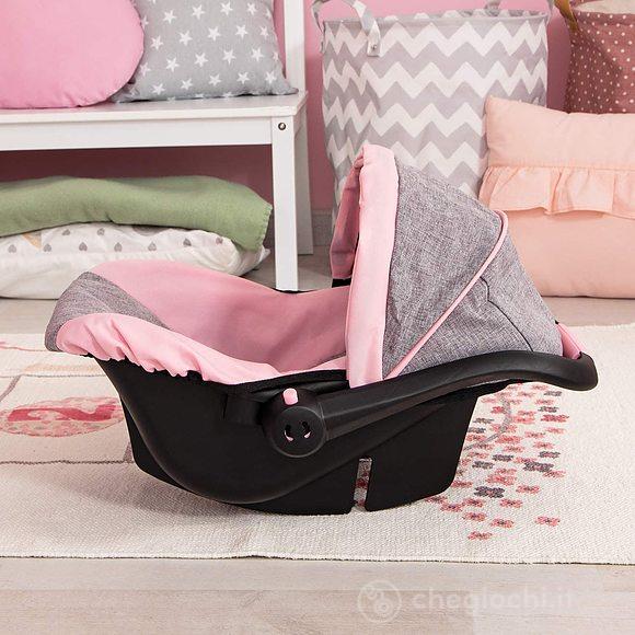 Seggiolino per macchina grigio/rosa (67933AA)