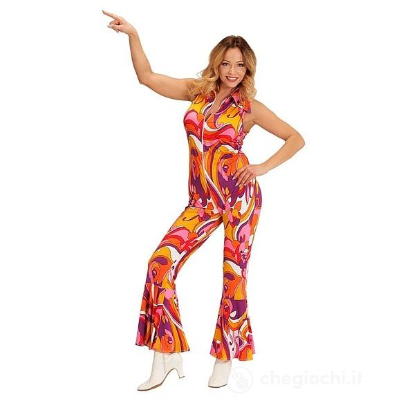 Costume adulto Tuta Donna Groovy 70 taglia S