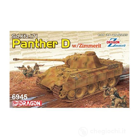 Sd.Kfz.171 Panther Ausf.D W/Zimmerit (2 In 1) Scala 1/35 (DR6945)