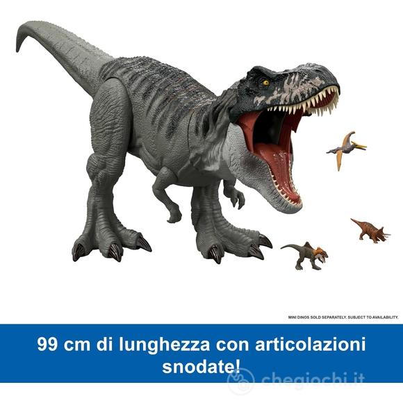 Jurassic World Rebirth T-Rex Supercolossale – Dinosauro Interattivo (JGB52)