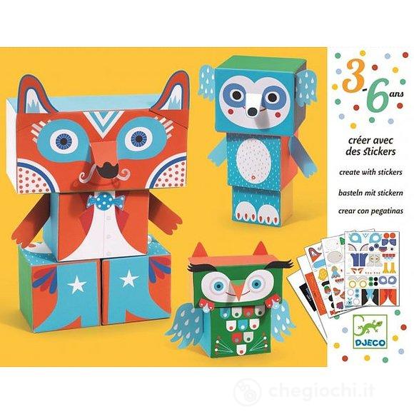10 Funny animals. Buffi Animali di carta (DJ08949)
