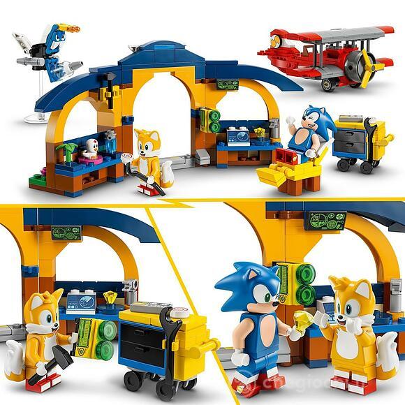 Laboratorio di Tails e Aereo Tornado - Lego Sonic (76991)