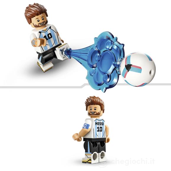 LEGO Editions 43011 Lionel Messi – Highlights Calcistici, Giocattolo 3D da Esposizione, Minifigure da Collezione, Regalo 10+