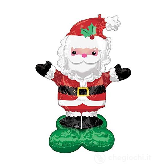Palloncino sagomato Babbo Natale Large Christmas Santa 101 X 114 cm