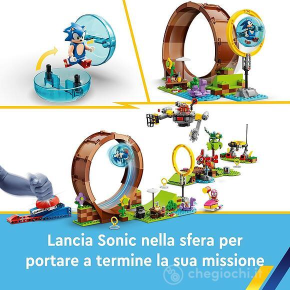 Sfida del Giro della morte nella Green Hill Zone di Sonic - Lego Sonic (76994)
