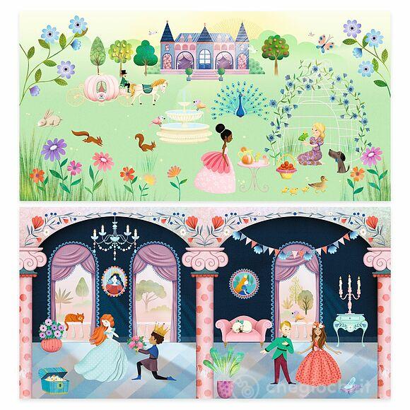 Life in the castle - Vita al Castello - Small gifts for older ones - Stickers (DJ08954)