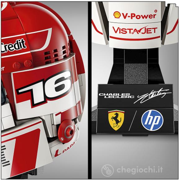 LEGO Editions 43014 Casco di Charles Leclerc Scuderia Ferrari HP con Minifigure F1 da Collezione, Regalo Ragazzi e Fan 14+ (43014)