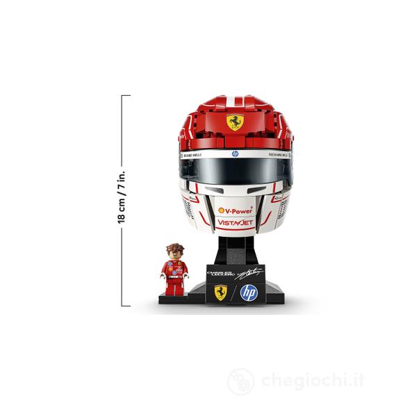 LEGO Editions 43014 Casco di Charles Leclerc Scuderia Ferrari HP con Minifigure F1 da Collezione, Regalo Ragazzi e Fan 14+ (43014)
