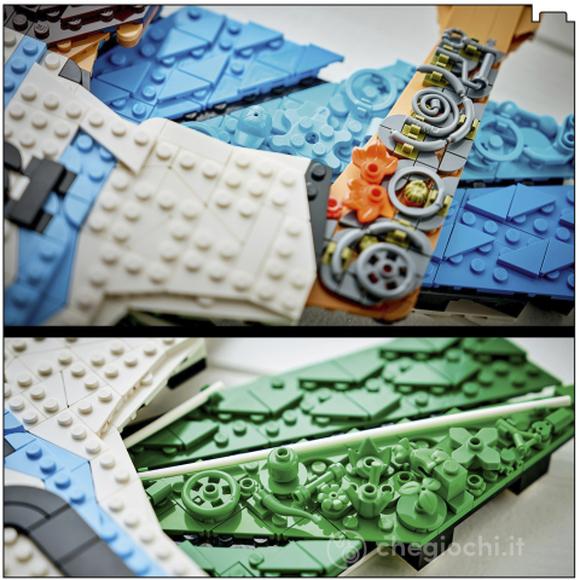 LEGO Editions 43018 Lionel Messi – Celebrazione, Wall Art 3D Fai da Te, Decorazione da Parete, Regalo a Tema Calcio da 14+