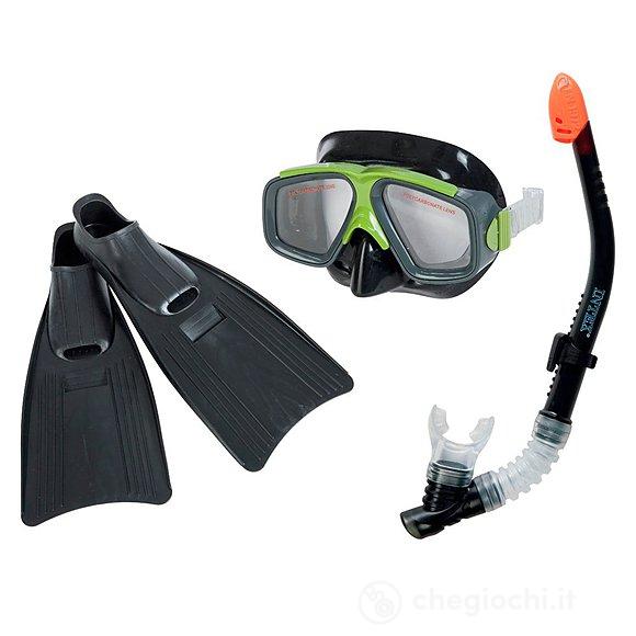 Set Maschera + Boccaglio + Pinne (55959)