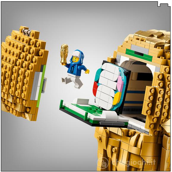 LEGO Editions 43020 Trofeo Ufficiale della Coppa del Mondo FIFA, Kit di Modellismo con Minifigure da Collezione, Regalo 12+