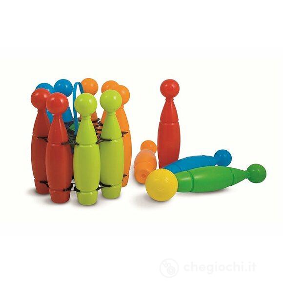 Gioco birilli bowling 9 pezzi