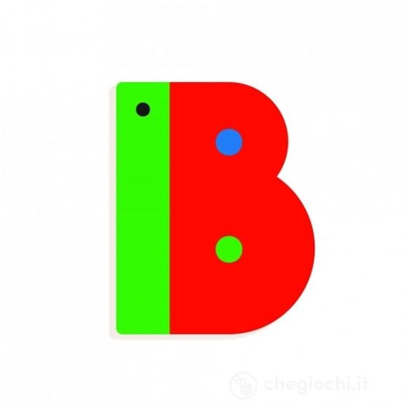 B - Lettera in legno (colore assortito) (DD04961)