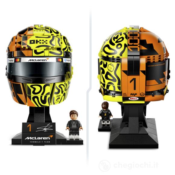 LEGO Editions 43023 Casco di Lando Norris McLaren Mastercard F1 Team, Gadget F1 con Minifigure da Collezione, Regalo da 14+