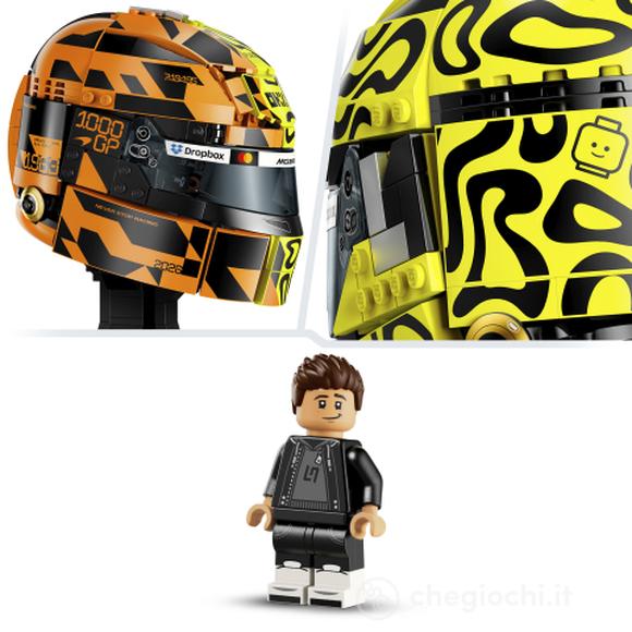 LEGO Editions 43023 Casco di Lando Norris McLaren Mastercard F1 Team, Gadget F1 con Minifigure da Collezione, Regalo da 14+