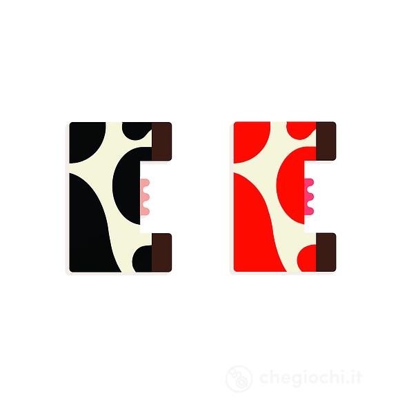 E - Lettera in legno (colore assortito) (DD04964)