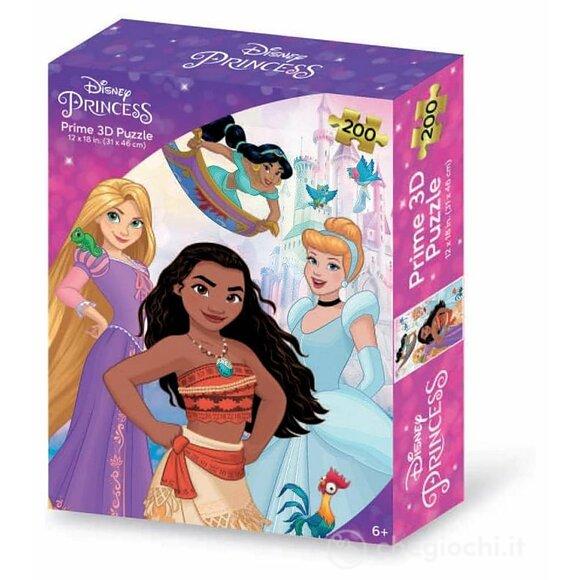 Puzzle Prime 3D Disney Princess 200 pz - cm 31x46
