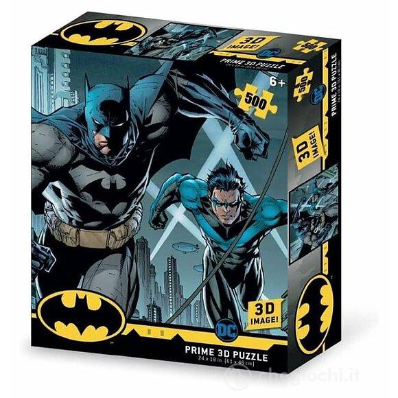 Puzzle Prime 3D DC Comics Batman e Robin 500 pz - cm 61x46