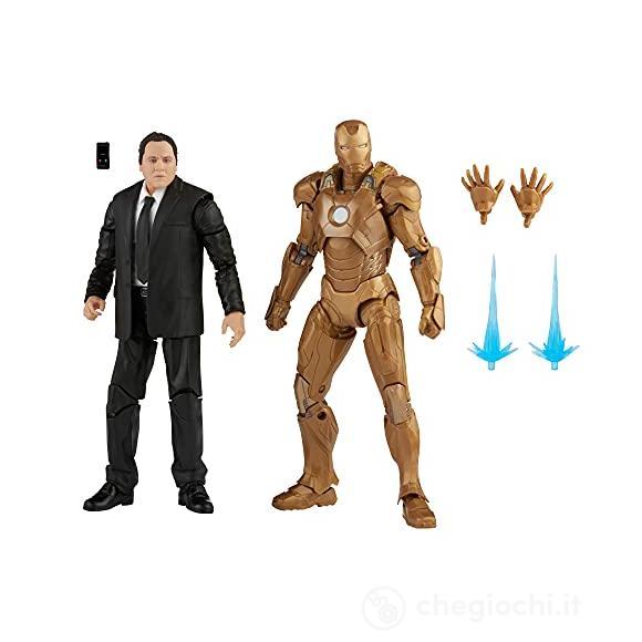 Ml Is Happy Hogan & Iron Man Mkxxi Action Figure